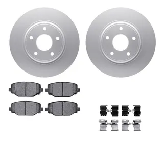 R1 Concepts WDTH1-40004 Brake Rotors - Carbon Coated W/ Euro Ceramic Pads & Hdw